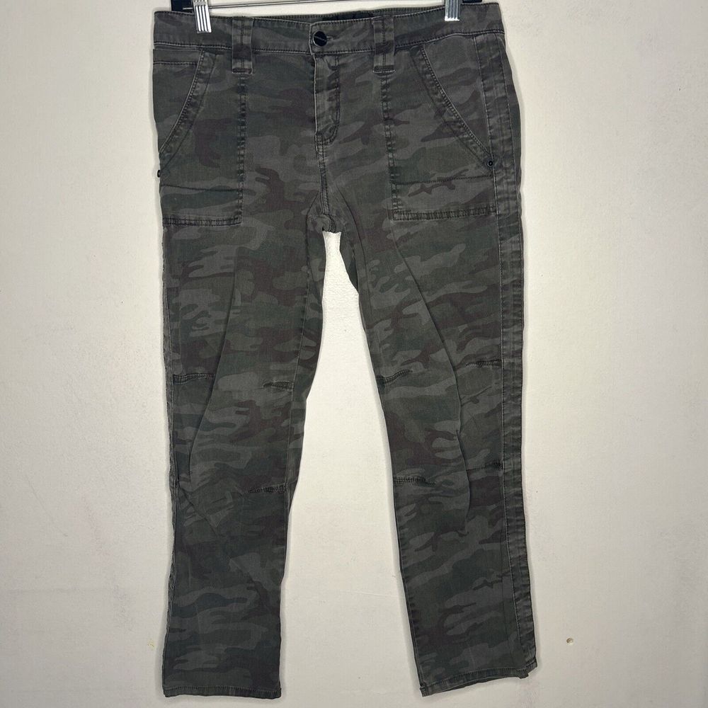 Sanctuary Womens 28 Skinny Ankle Camo Green‎